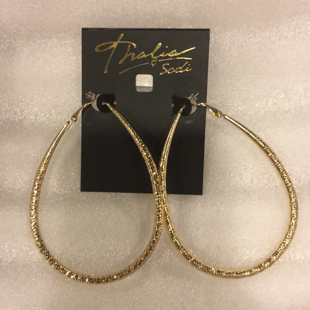 Thalia Sodi Gold Tear Drop Earrings